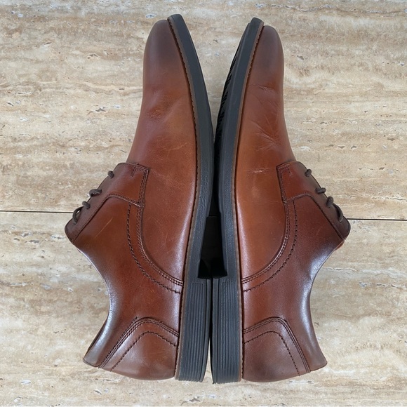 Rockport Men's Leather Trutech Slayter Plain Toe Shoes Brown Size 13 M Lace Up - Picture 4 of 10